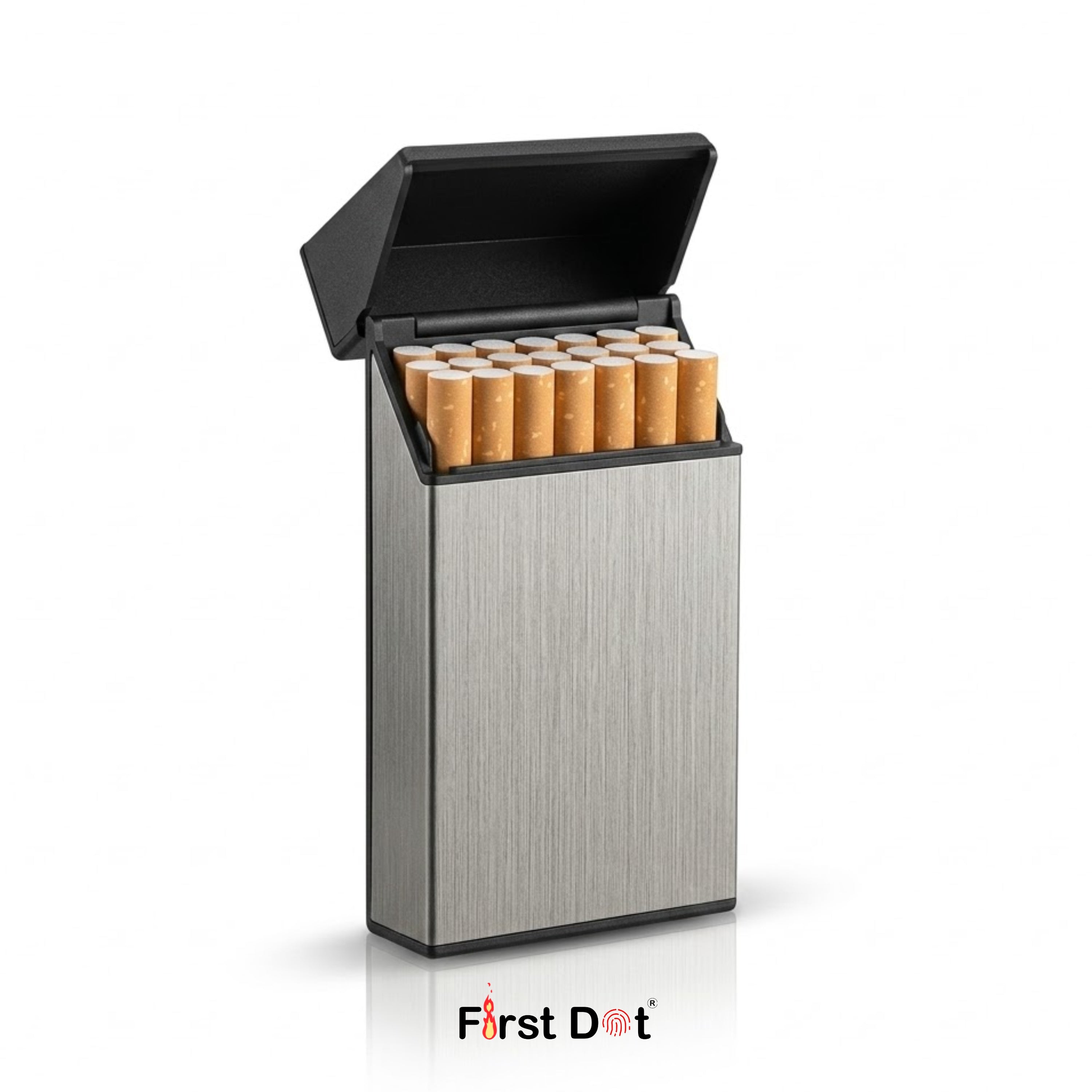 Focus Slim Aluminium Cigarette Case Holder