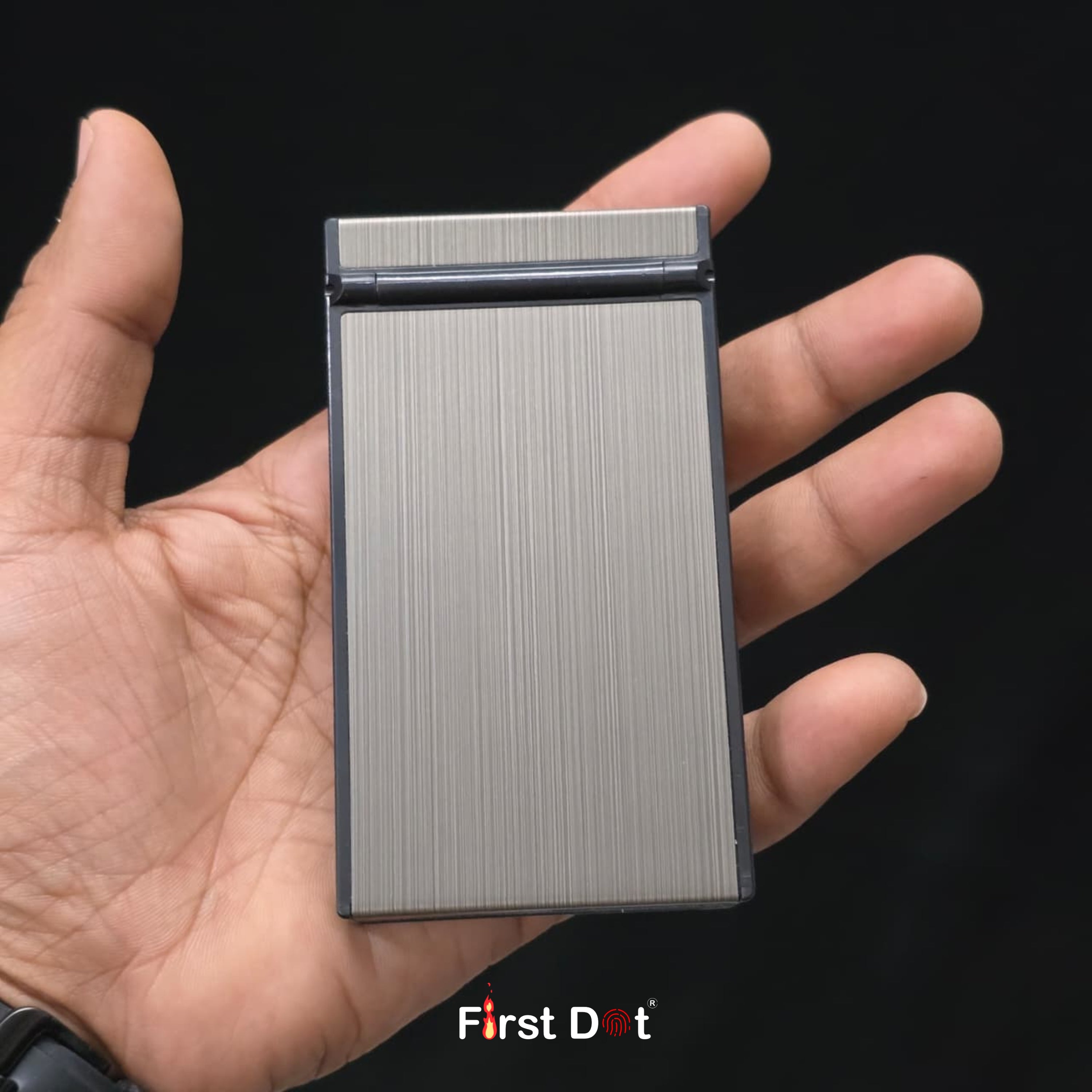 Focus Slim Aluminium Cigarette Case Holder