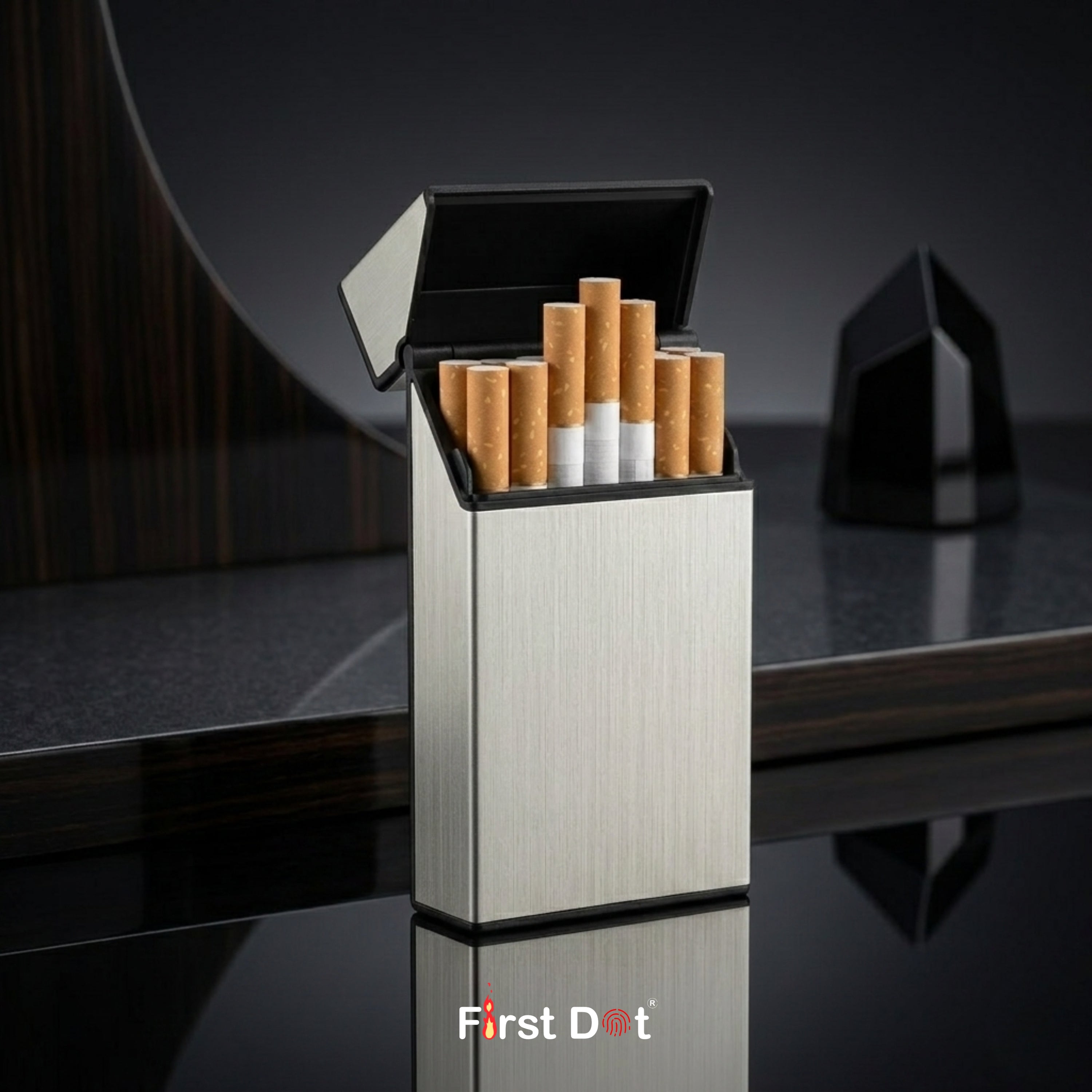 Focus Ultra-Thin Aluminium Cigarette Case Box