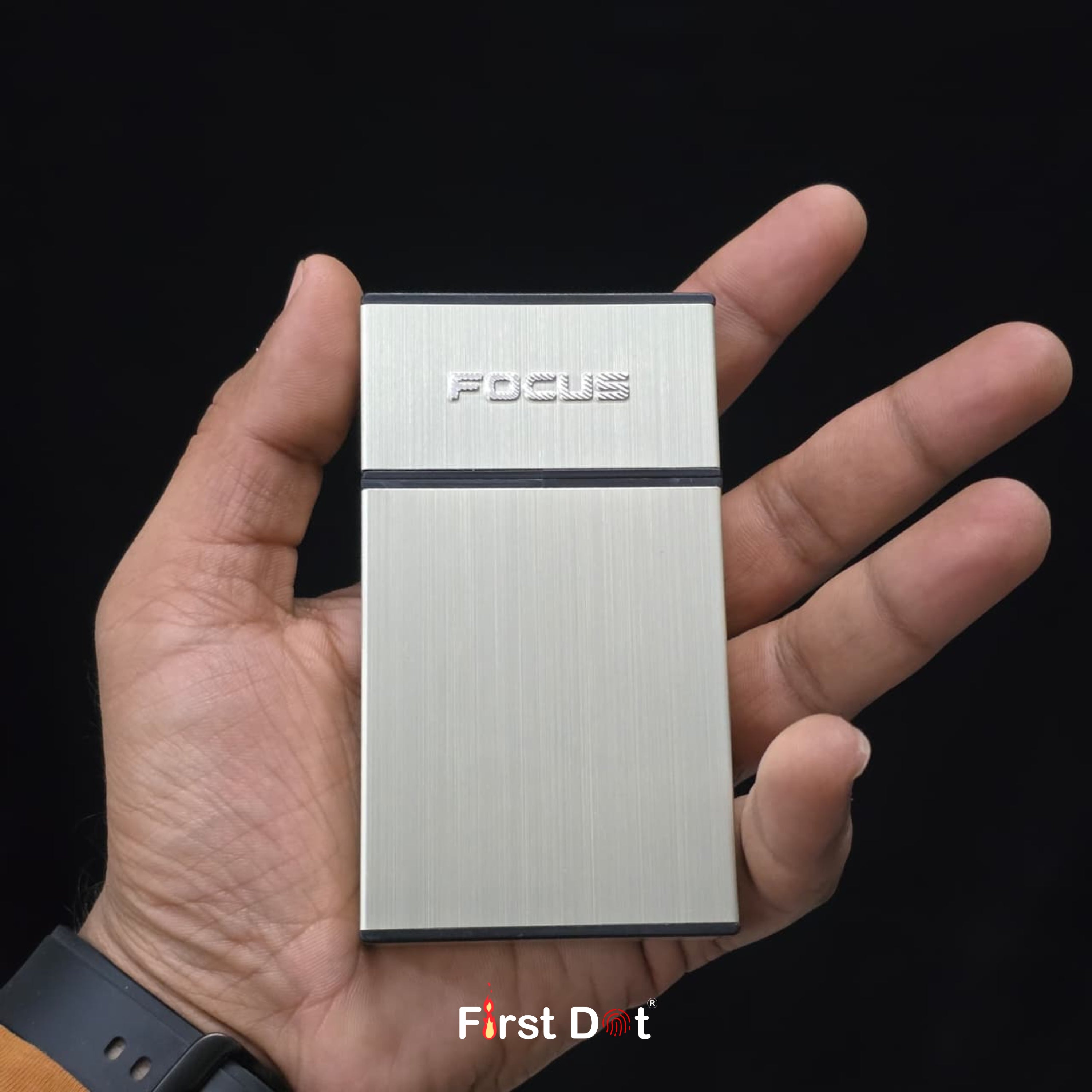 Focus Ultra-Thin Aluminium Cigarette Case Box