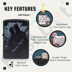 Combo of 2 Street Graphic Cigarette Lighters | Premium Box + Free 50ml Fuel