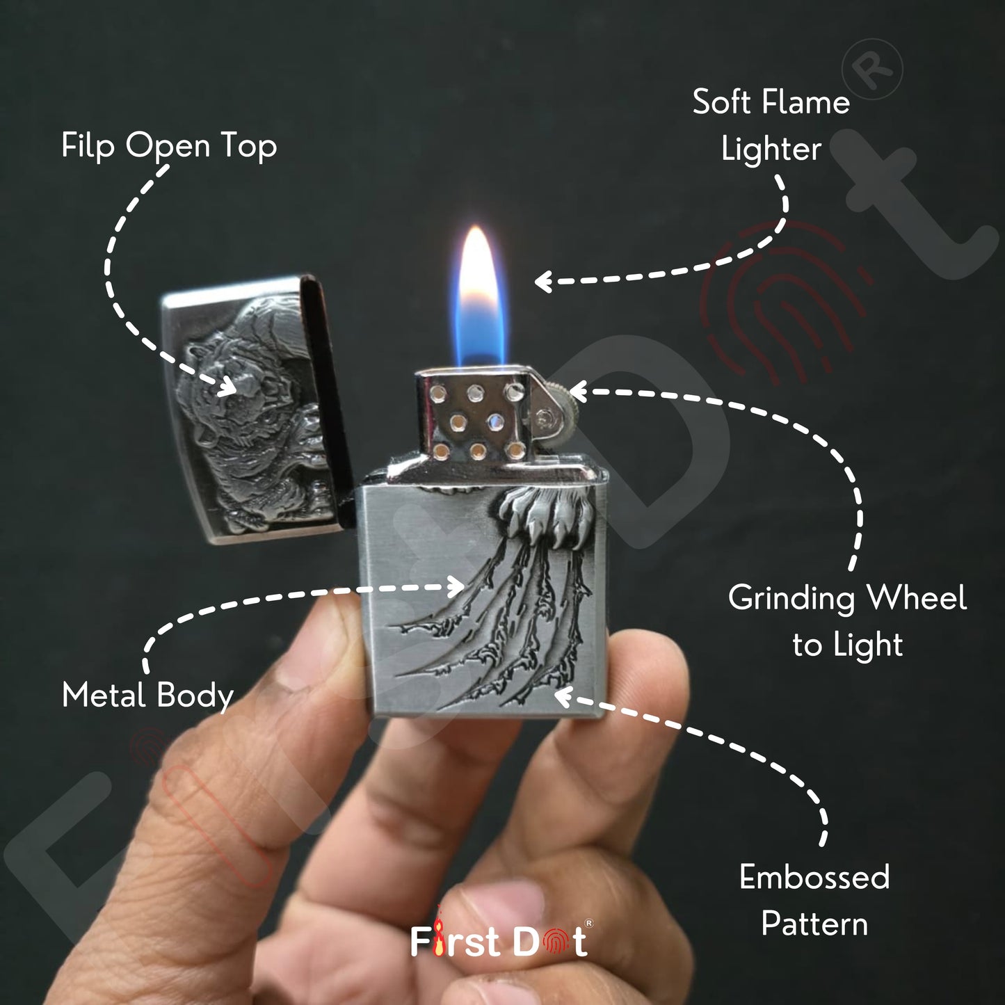 Classic Refillable Gas Lighter (Pack of 2)