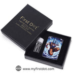 First Dot Super Saiyan Blue Windproof Cigarette Lighter