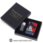 First Dot "HOPE" Windproof Cigarette Lighter