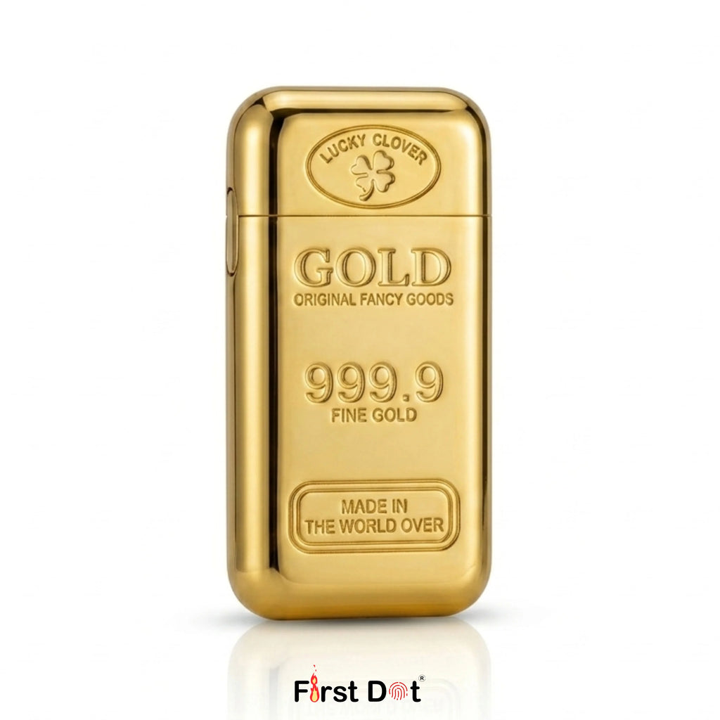 100g Gold Bar Jet Flame Cigarette Lighter