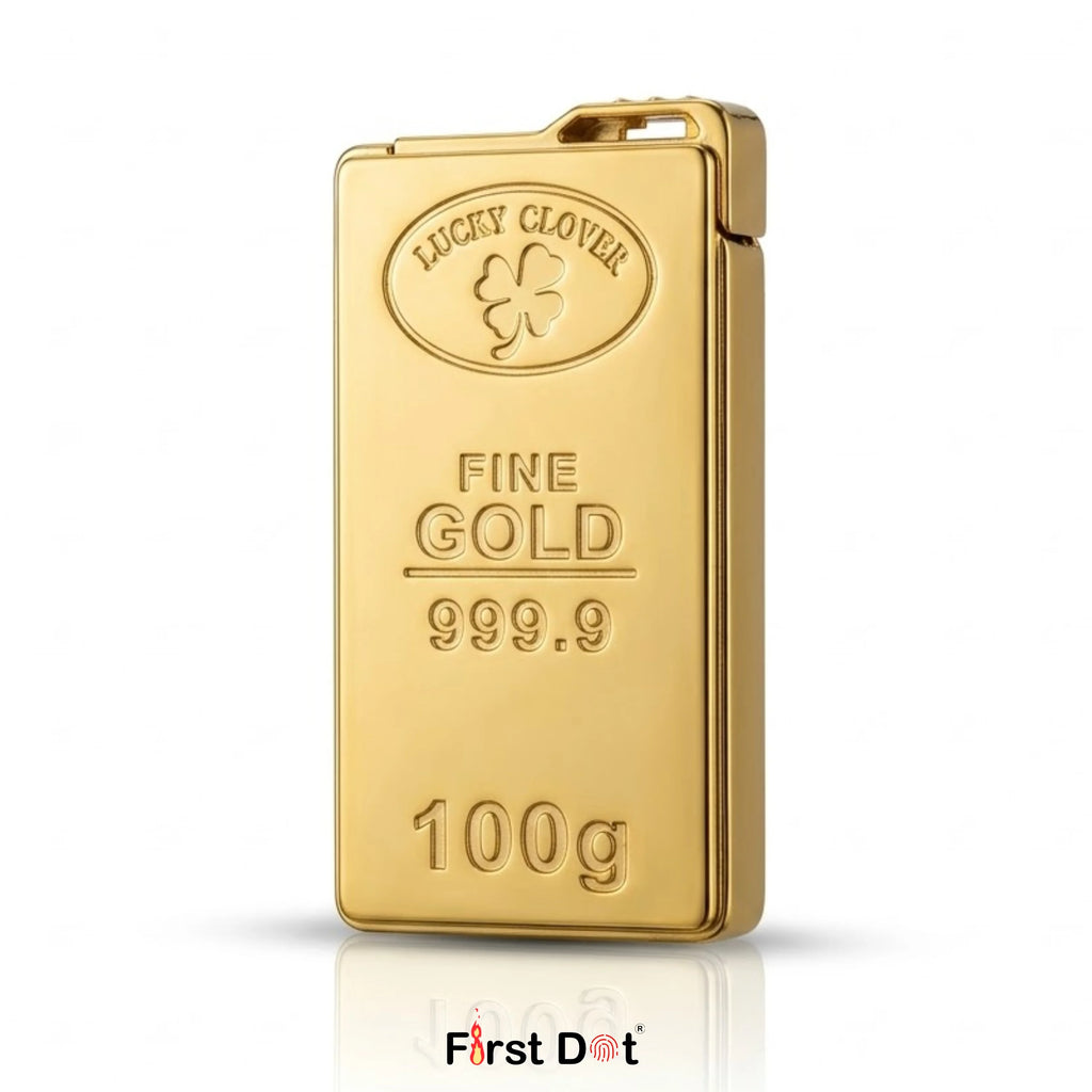 100g Gold Bar Jet Flame Cigarette Lighter