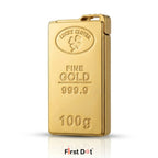 100g Gold Bar Jet Flame Cigarette Lighter