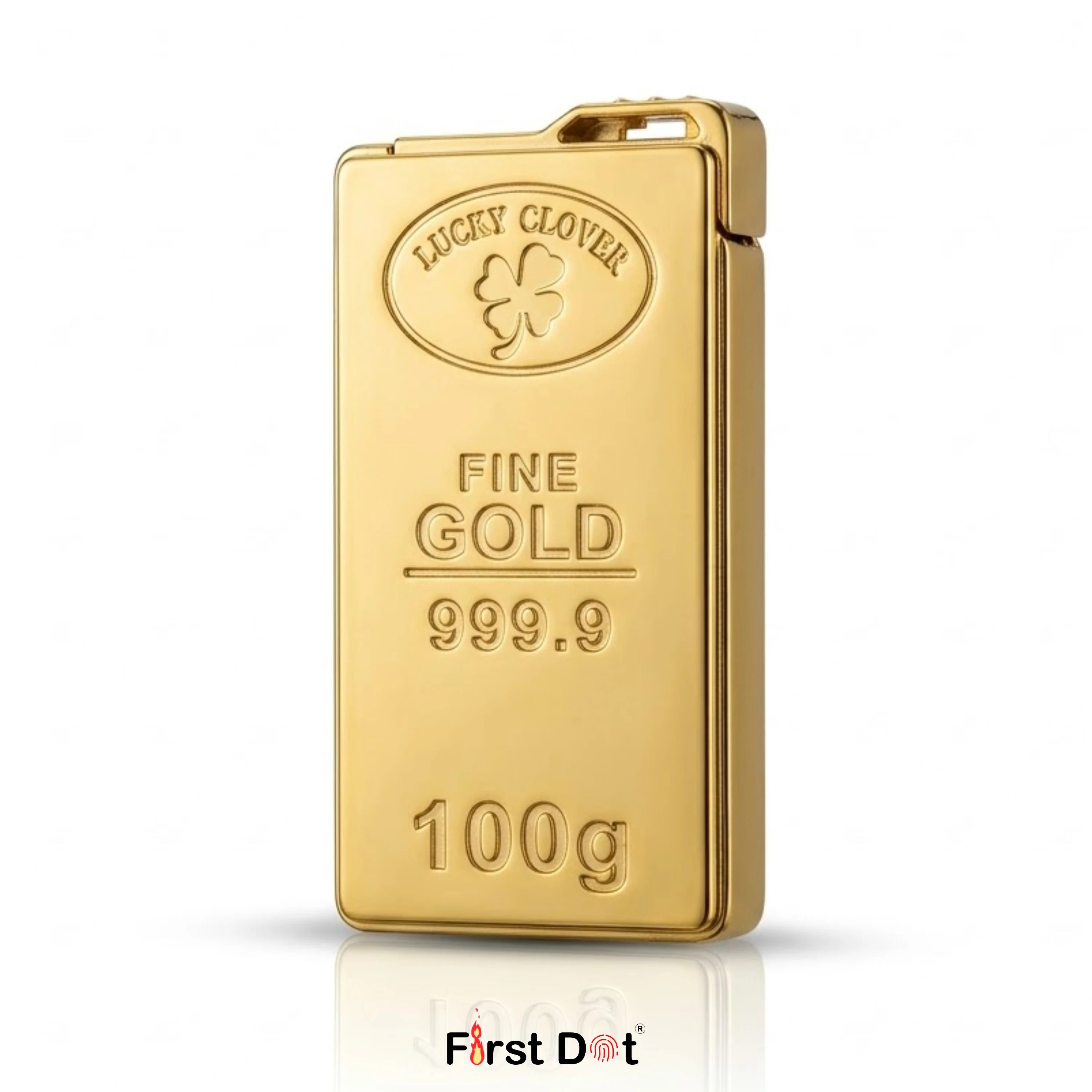 100g Gold Bar Jet Flame Cigarette Lighter