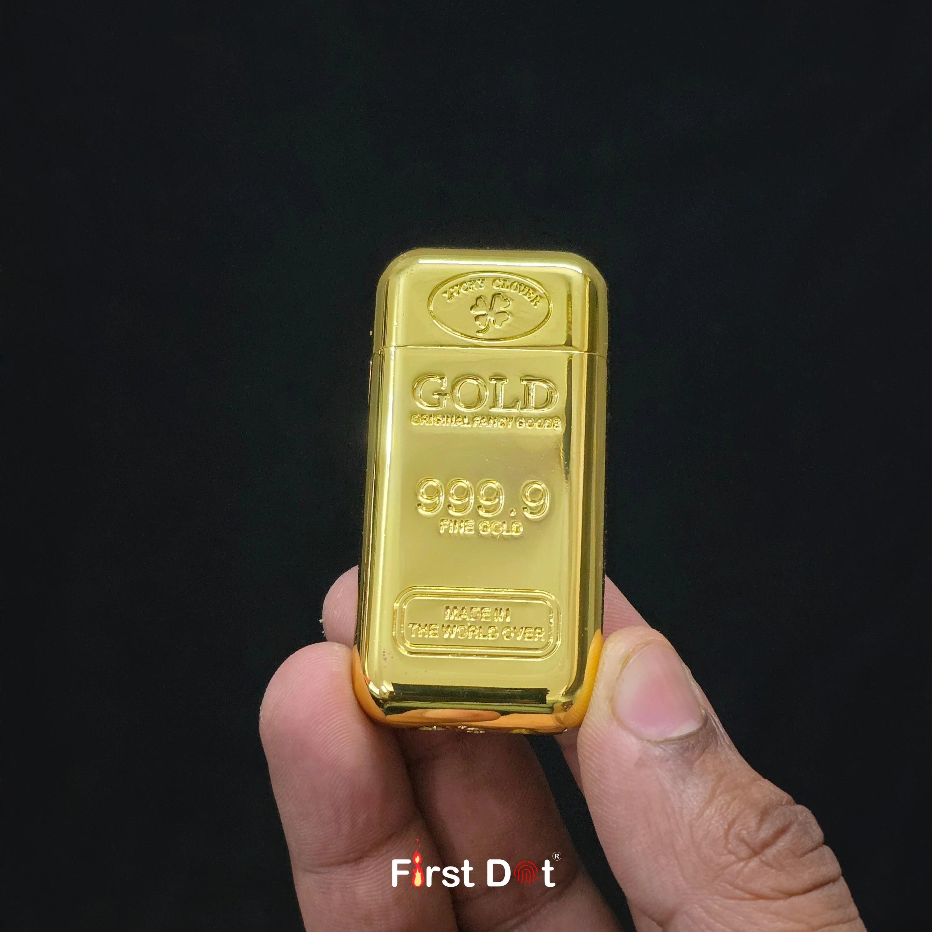 100g Gold Bar Jet Flame Cigarette Lighter