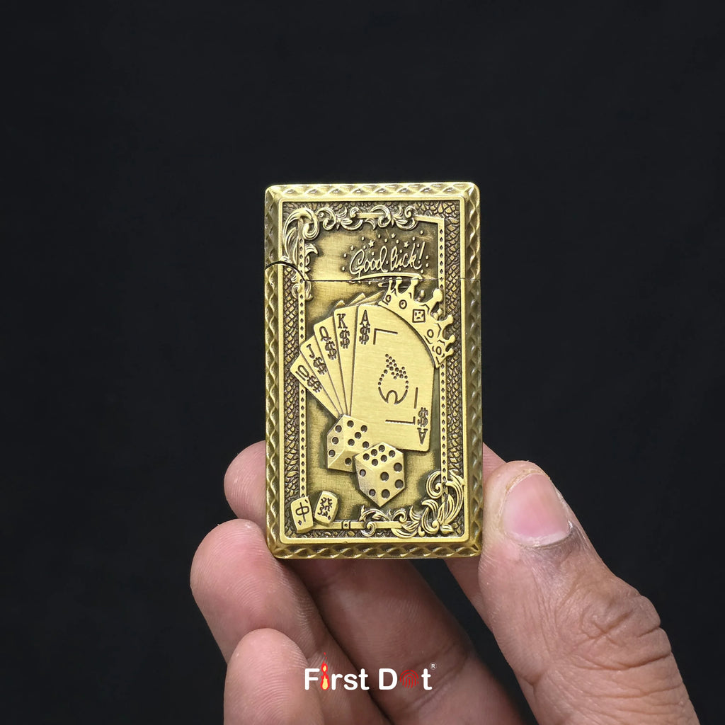 Good Luck Dice Jet Flame Cigarette Lighter