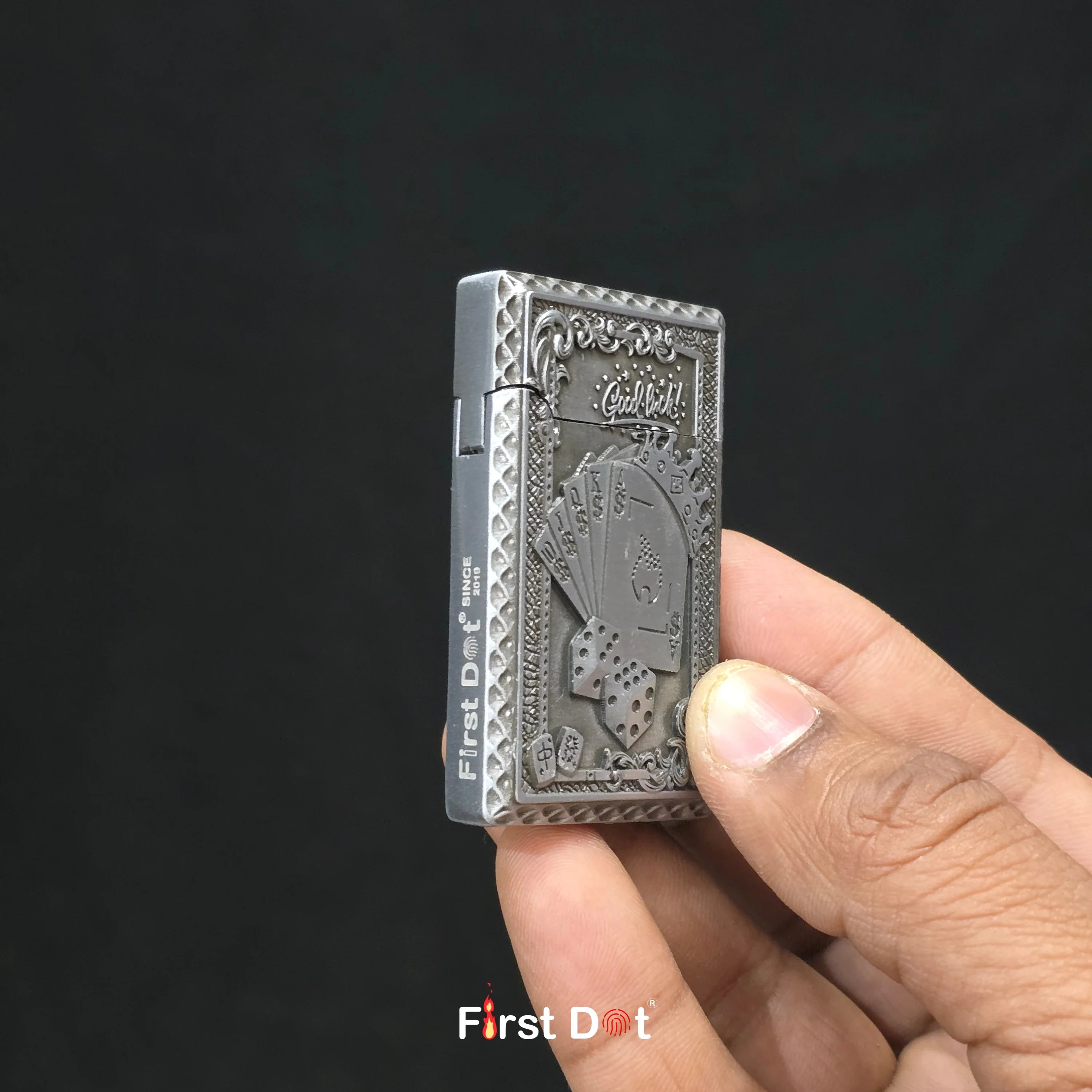 Good Luck Dice Jet Flame Cigarette Lighter