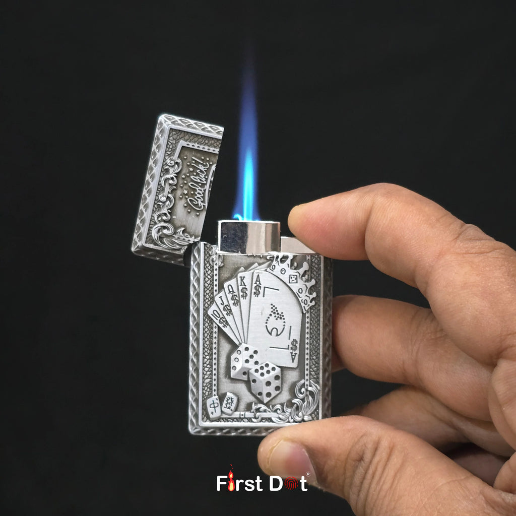 Good Luck Dice Jet Flame Cigarette Lighter