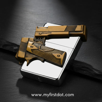 Gun Engraving Jet Flame Torch | Windproof Metal Lighter