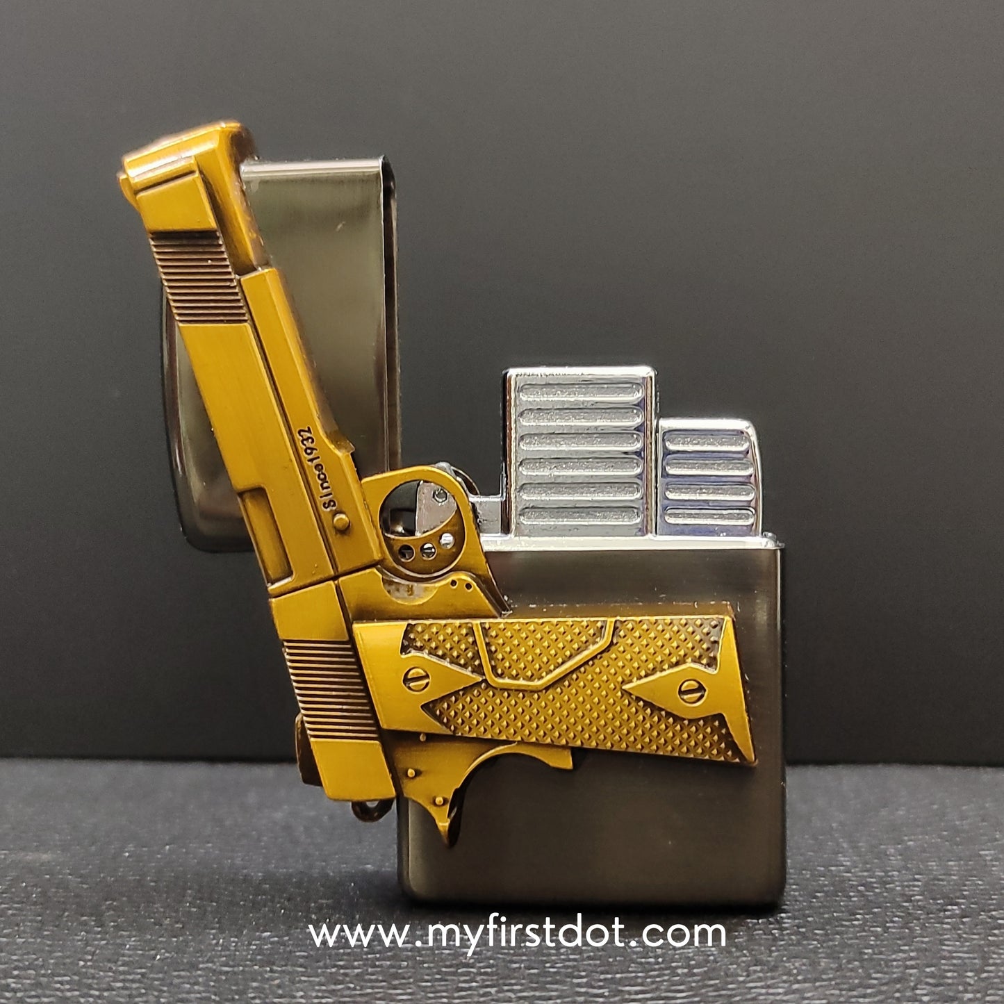 Gun Engraving Jet Flame Torch | Windproof Metal Lighter