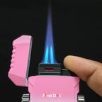 GyroFlux X (G7 Series) – Dual Flame Jet Spinner Lighter with LED