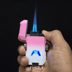 GyroFlux X (G7 Series) – Dual Flame Jet Spinner Lighter with LED