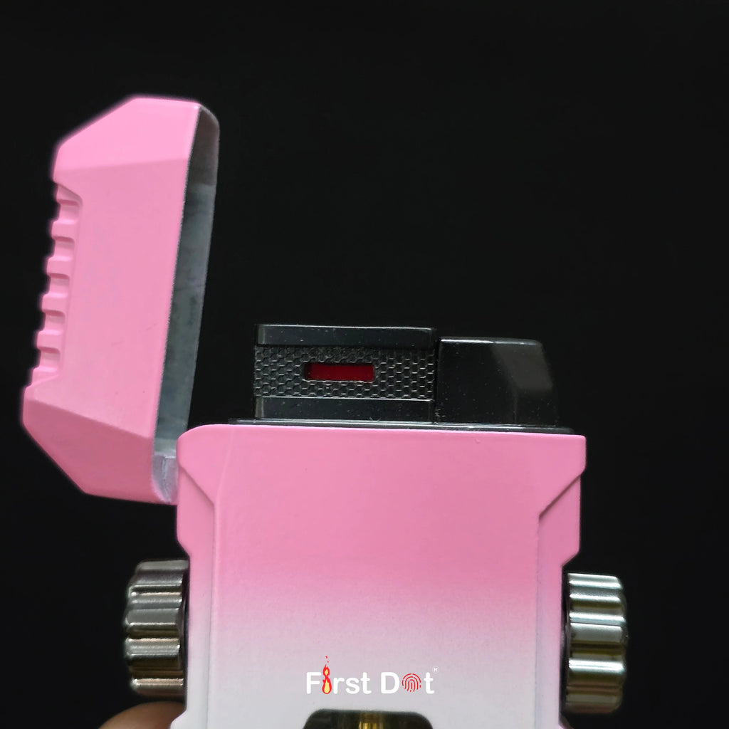 GyroFlux X (G7 Series) – Dual Flame Jet Spinner Lighter with LED
