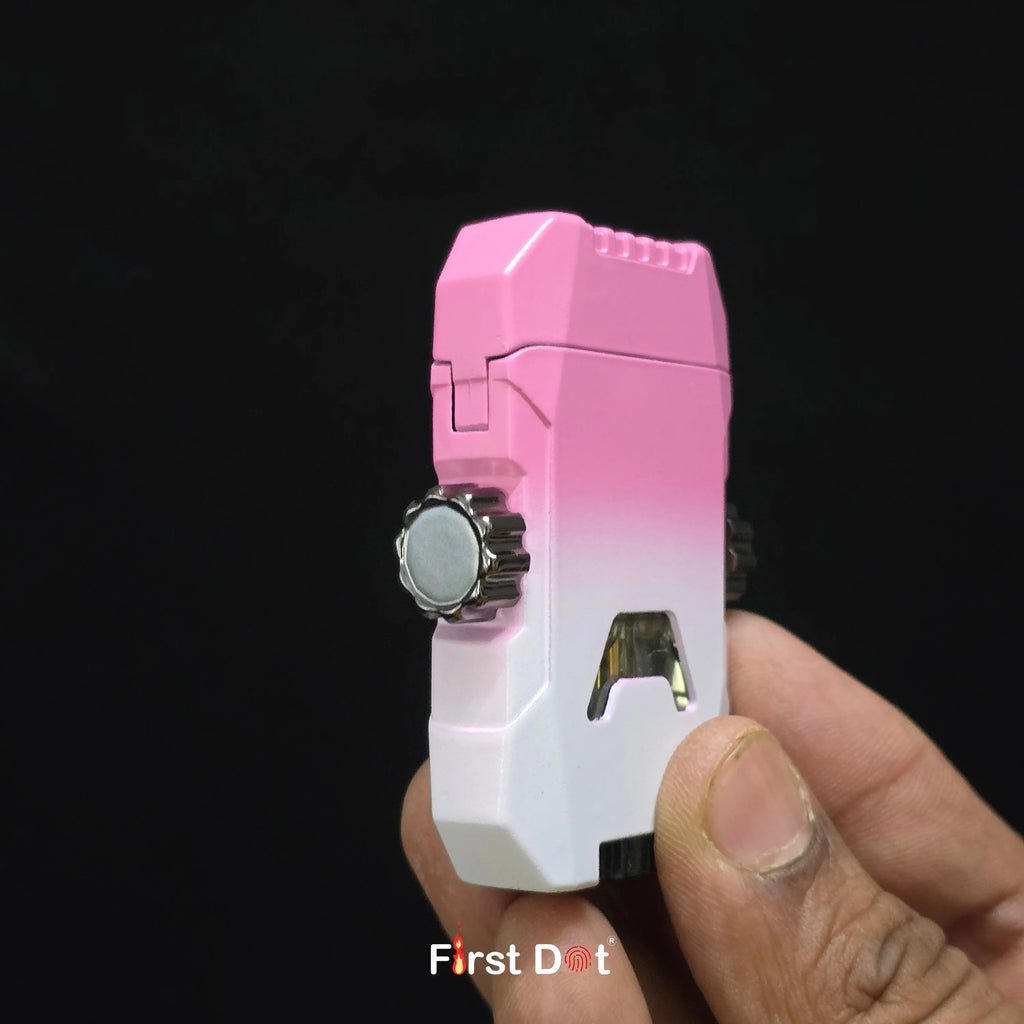 GyroFlux X (G7 Series) – Dual Flame Jet Spinner Lighter with LED
