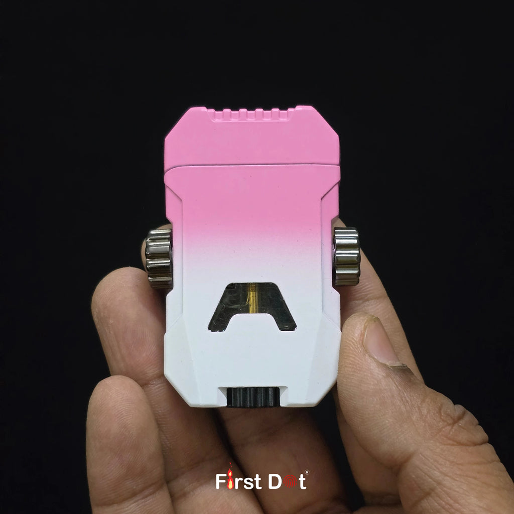 GyroFlux X (G7 Series) – Dual Flame Jet Spinner Lighter with LED