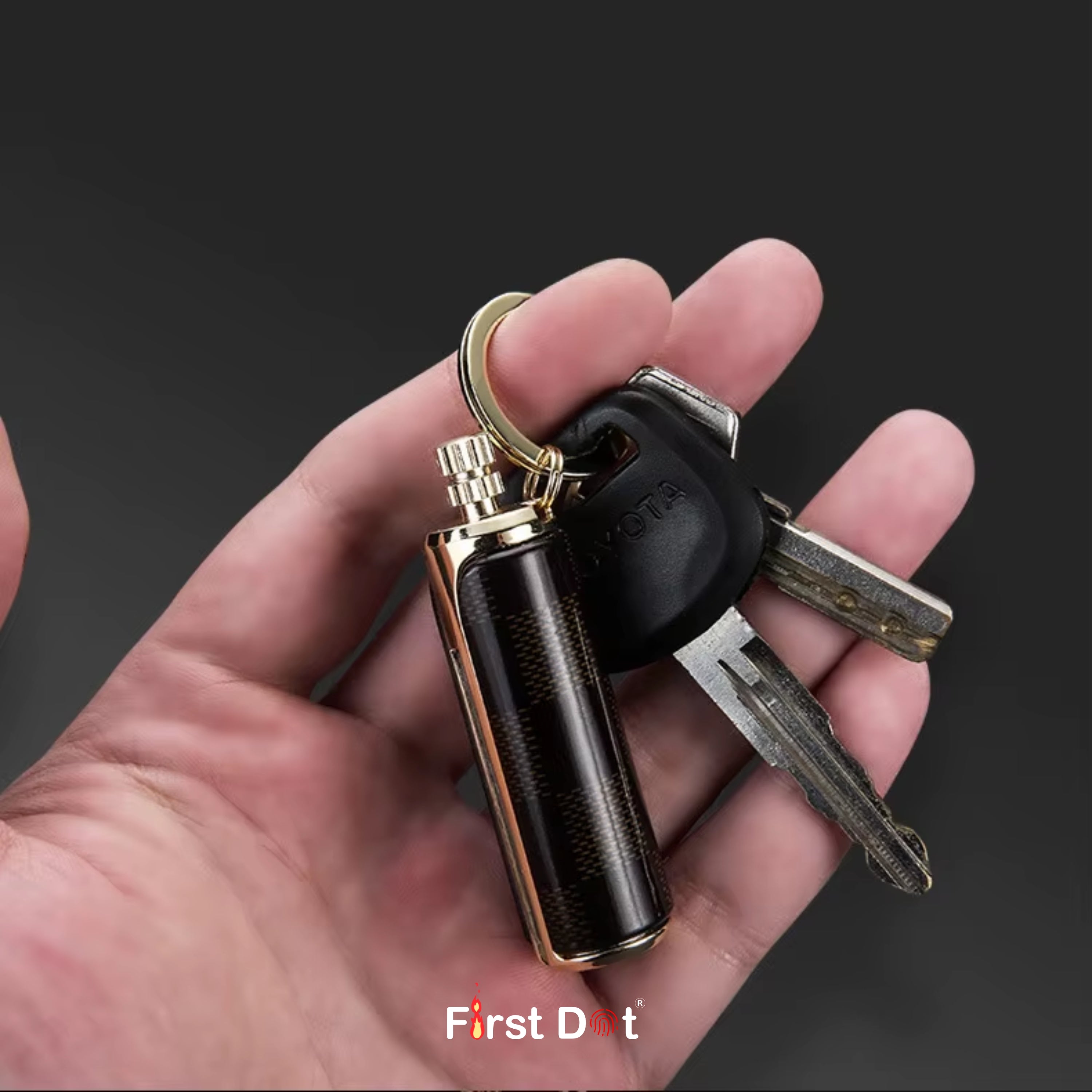 HONEST Permanent Match Keychain Oil Lighter