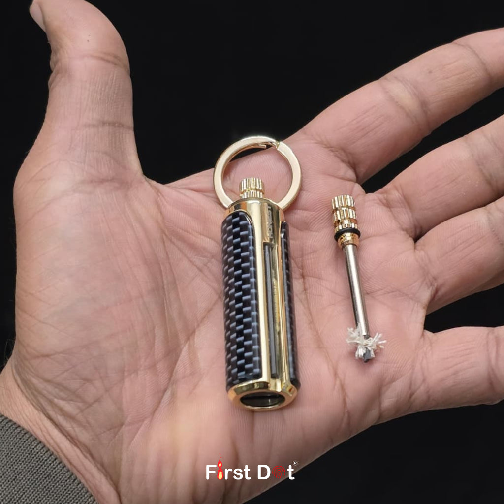 HONEST Permanent Match Keychain Oil Lighter