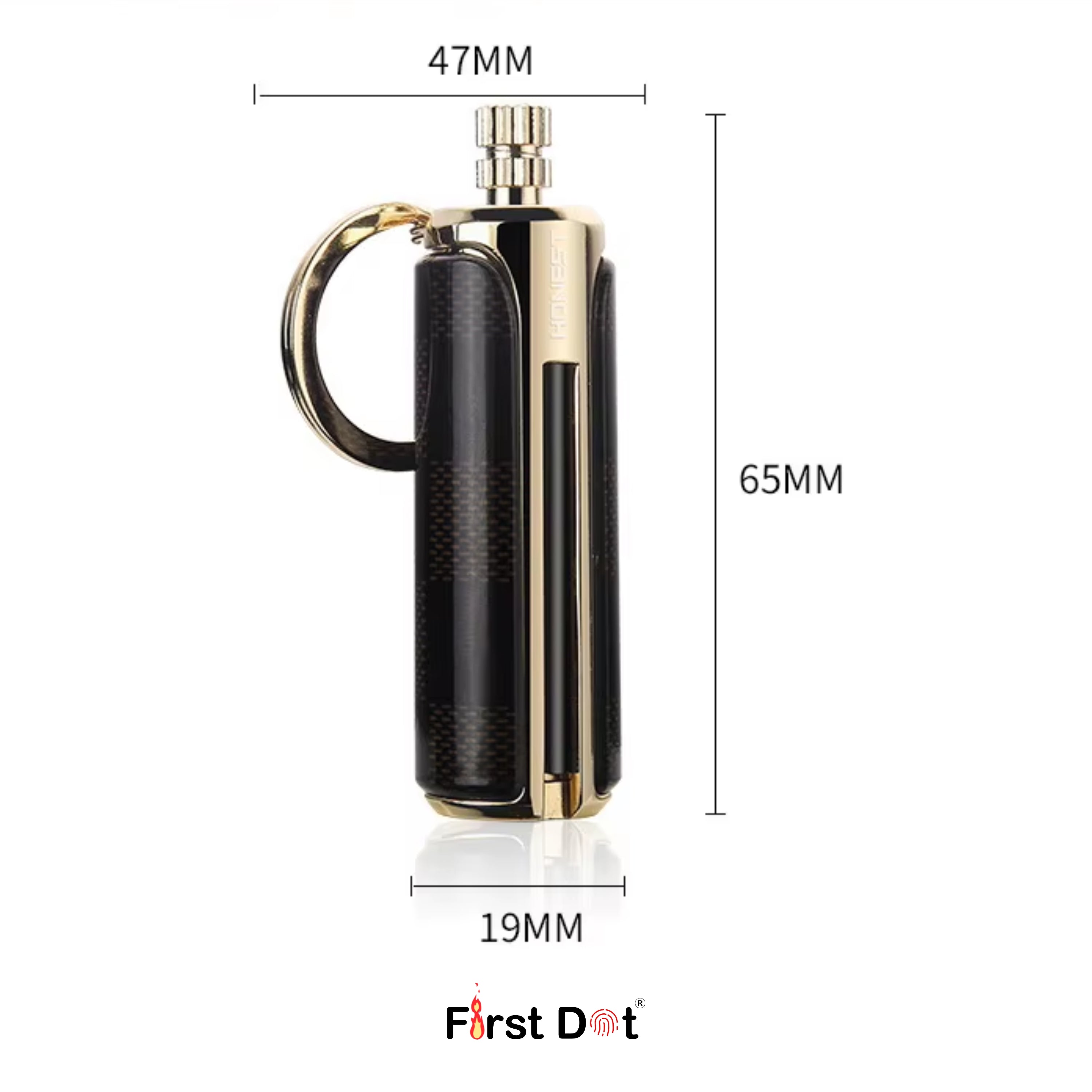HONEST Permanent Match Keychain Oil Lighter