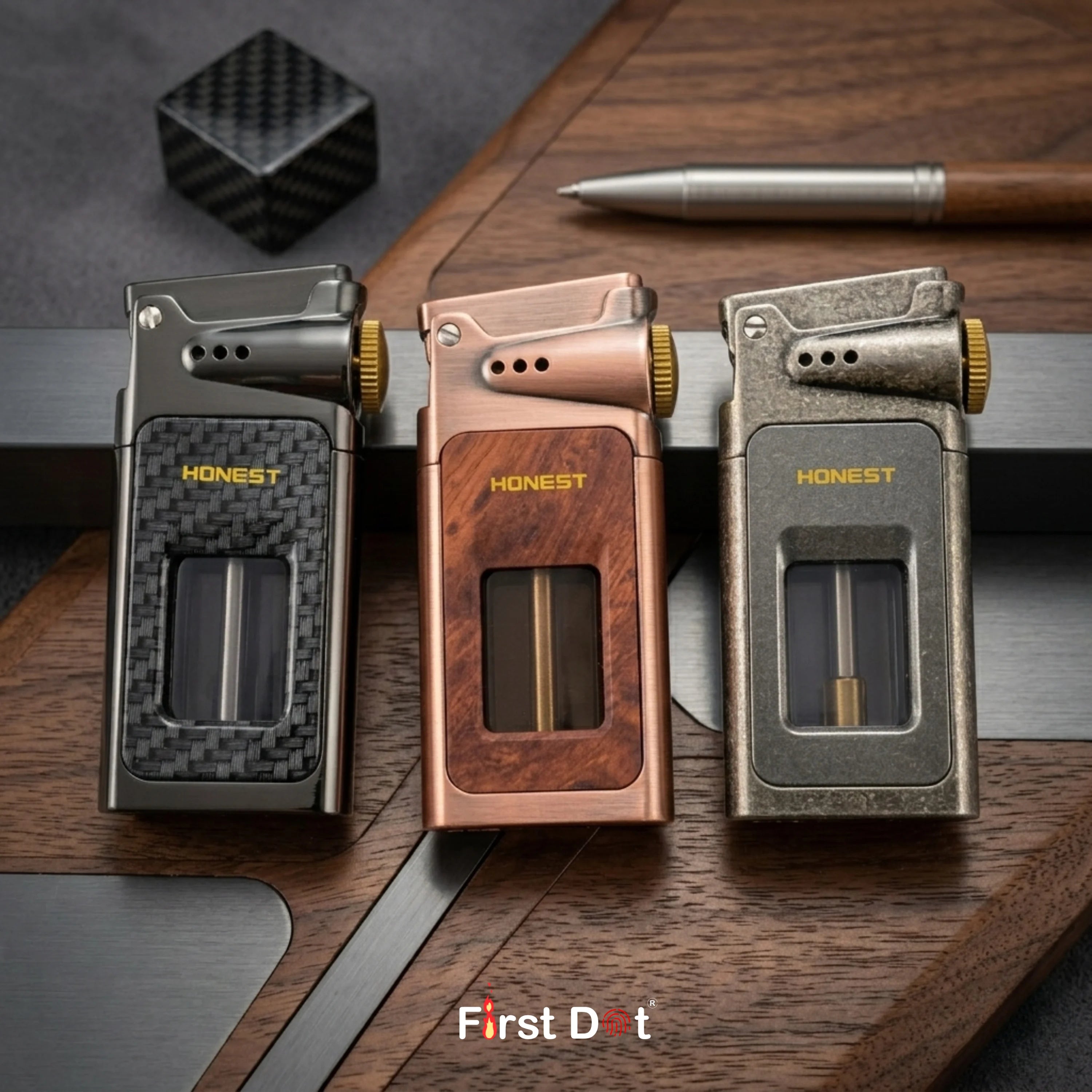 Honest DragonHorn Retro Mechanical Lighter