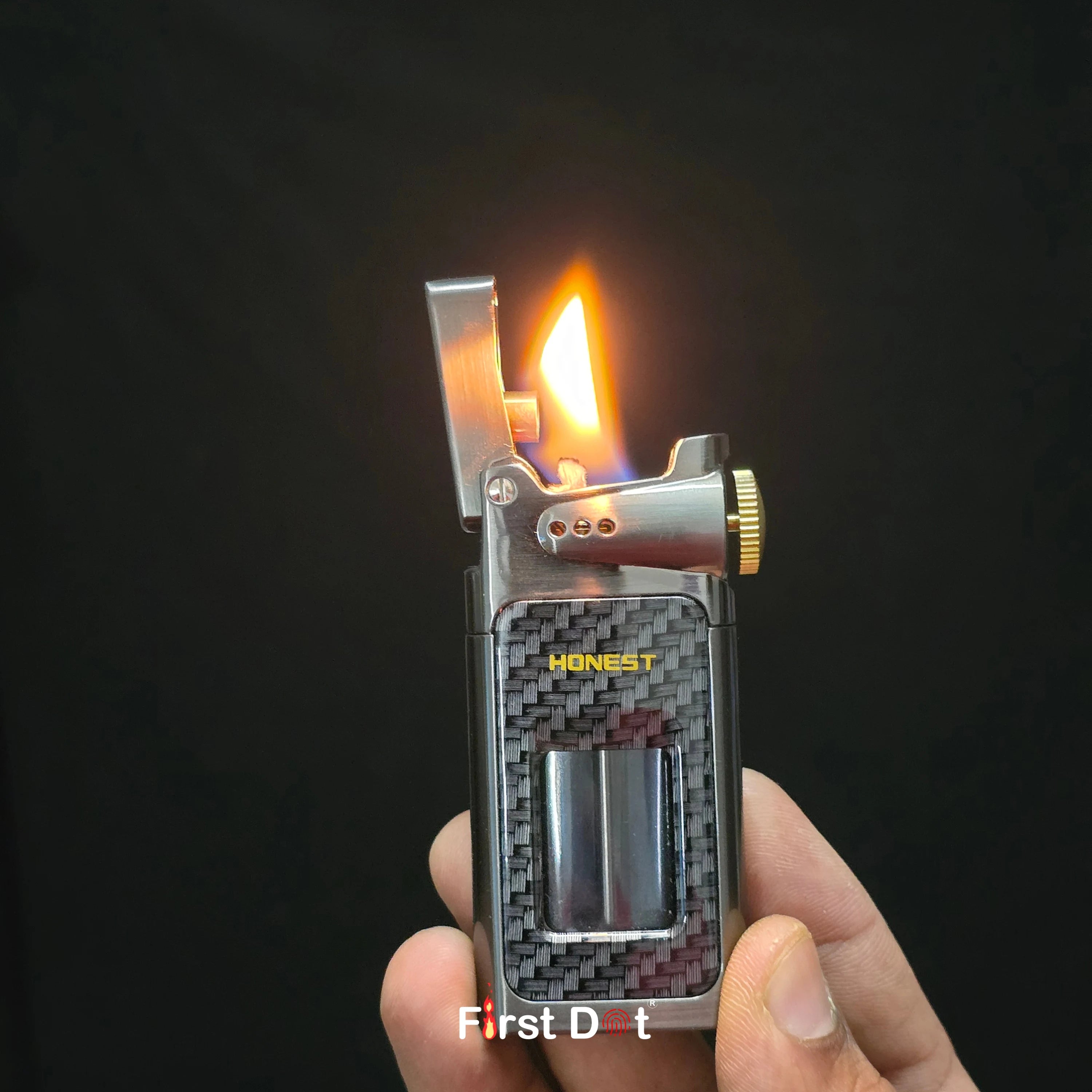 Honest DragonHorn Retro Mechanical Lighter