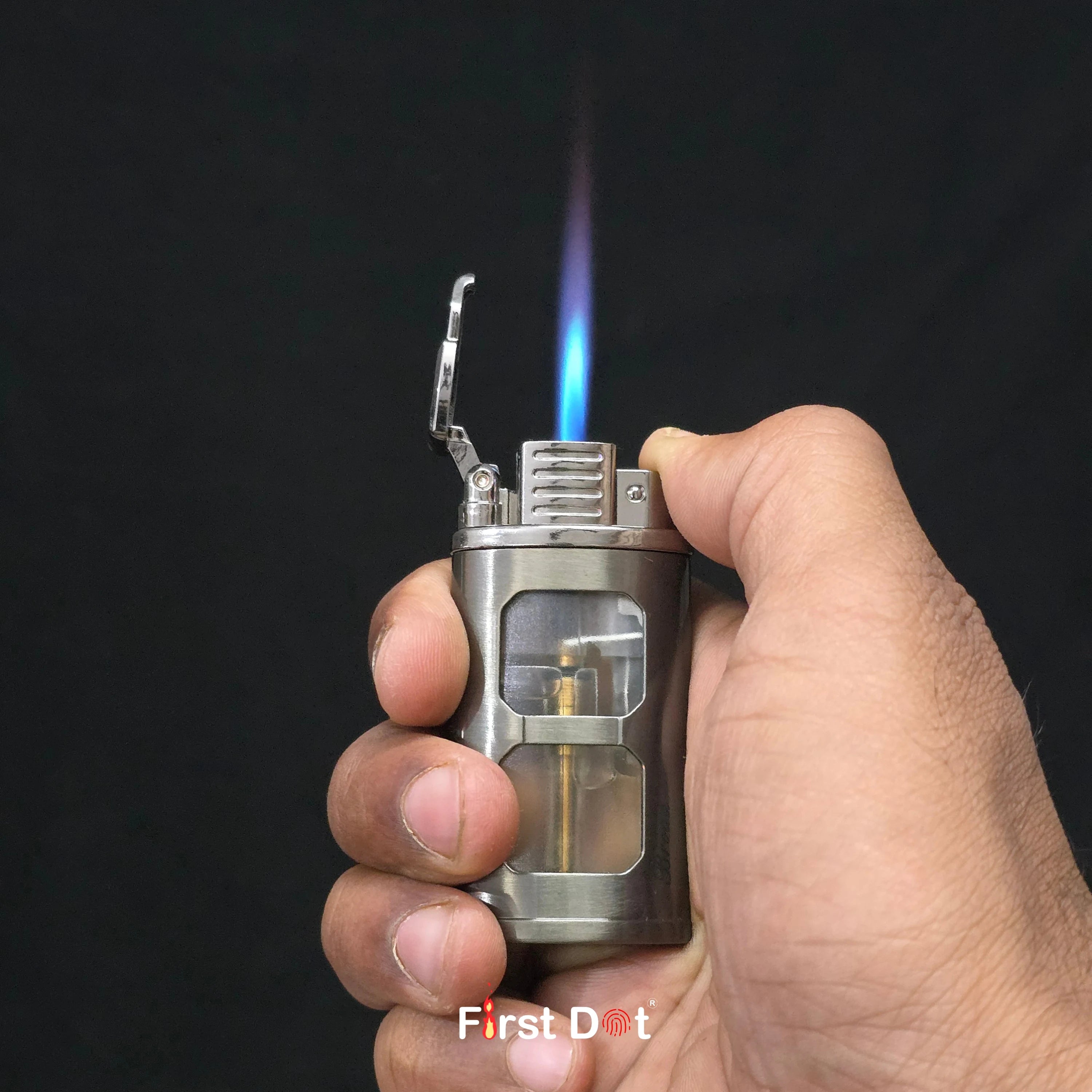 IgniteView Transparent Tank Jet Flame Lighter