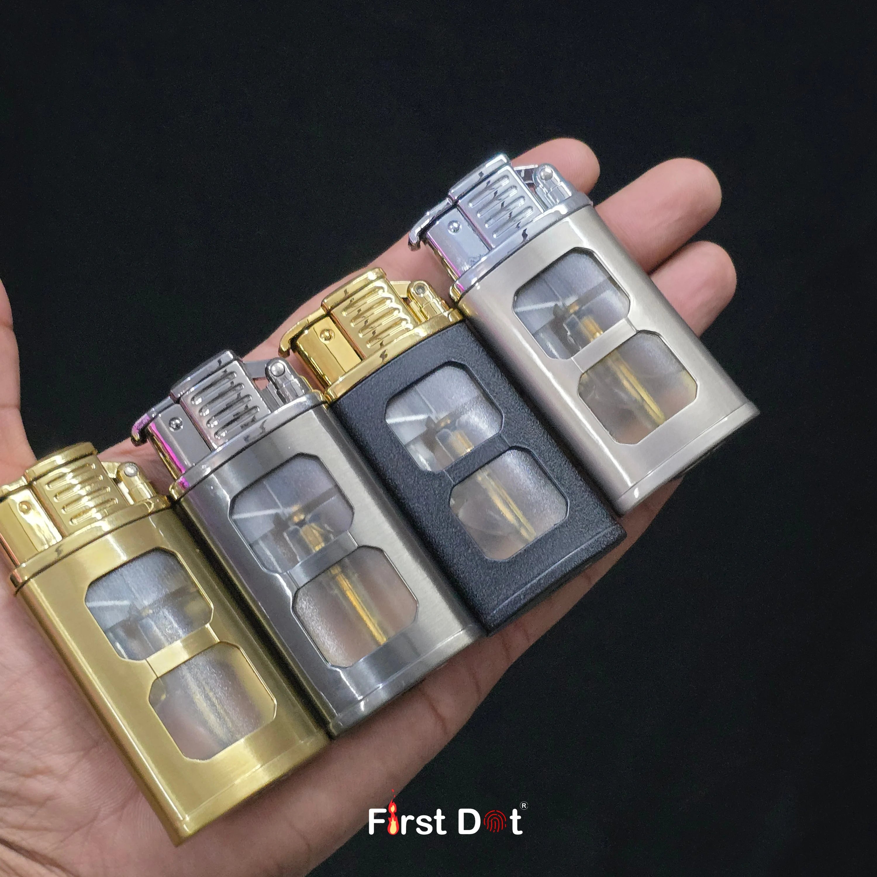 IgniteView Transparent Tank Jet Flame Lighter