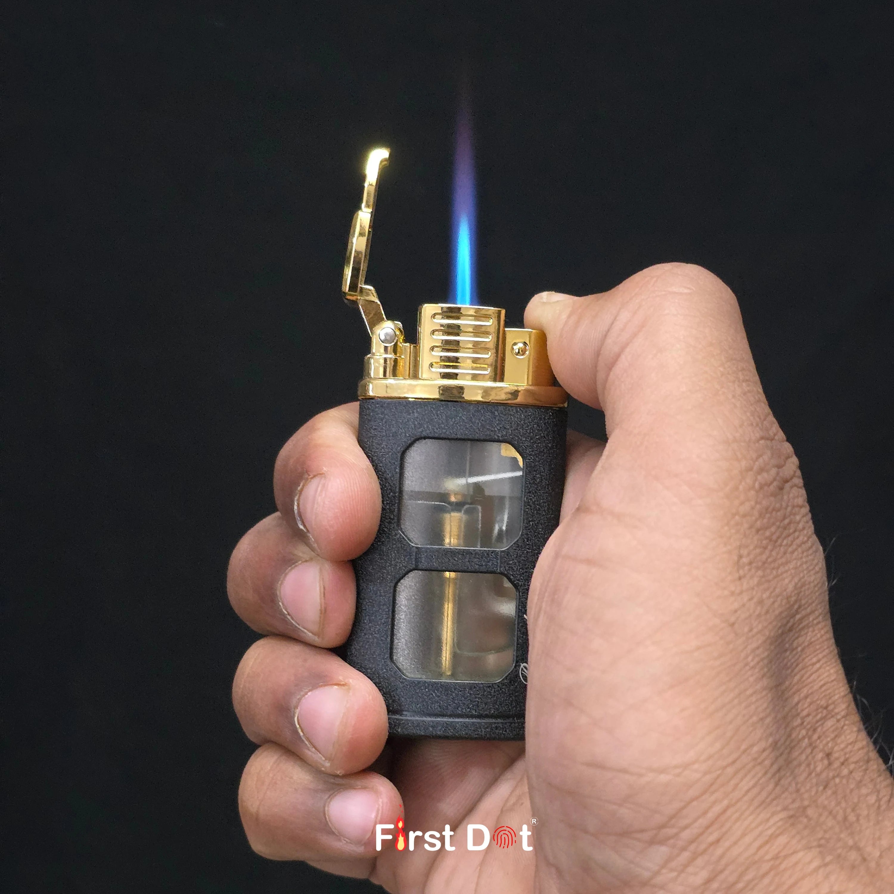 IgniteView Transparent Tank Jet Flame Lighter