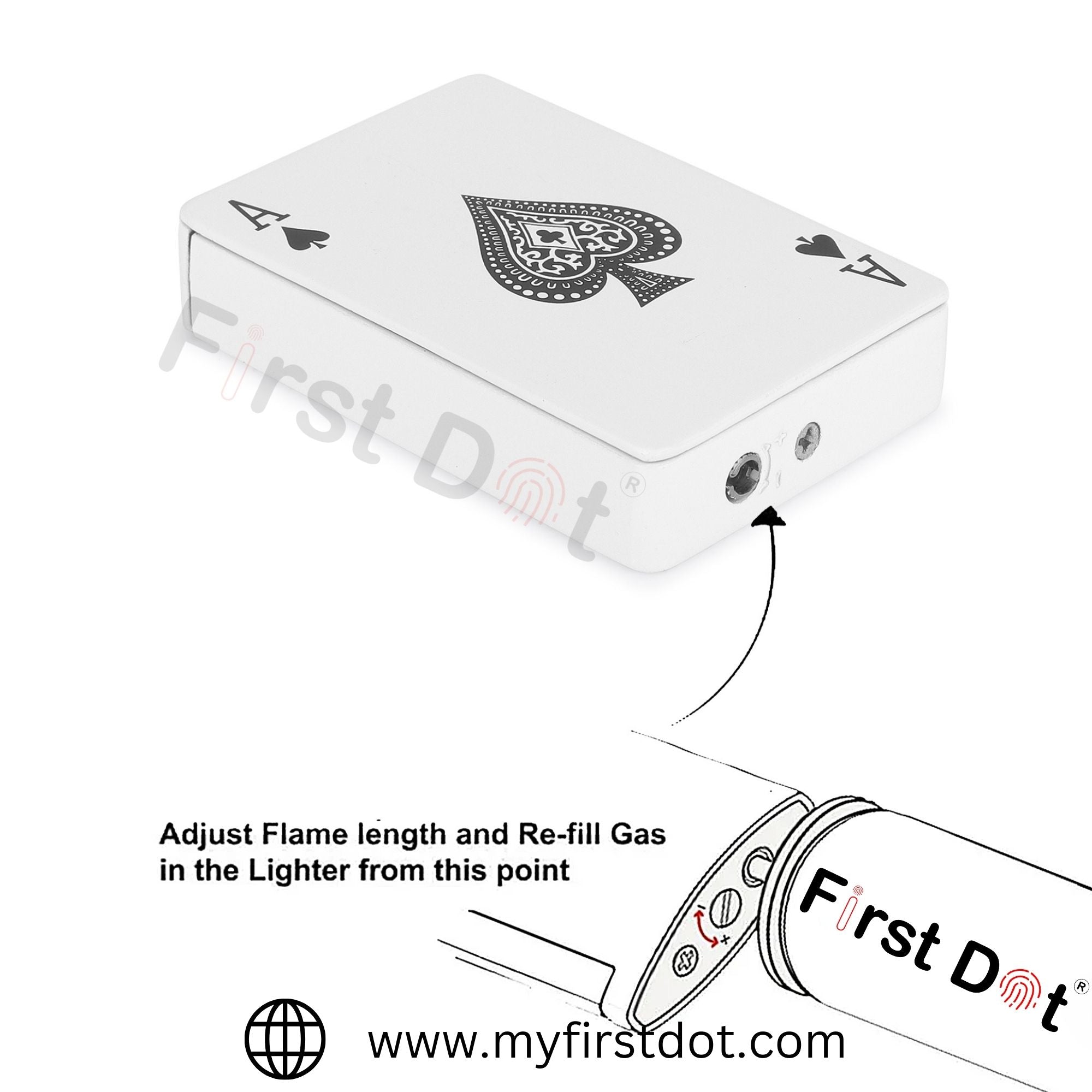 Ikka Premium Refillable Cigarette Lighter – Perfect for Gifting | First Dot