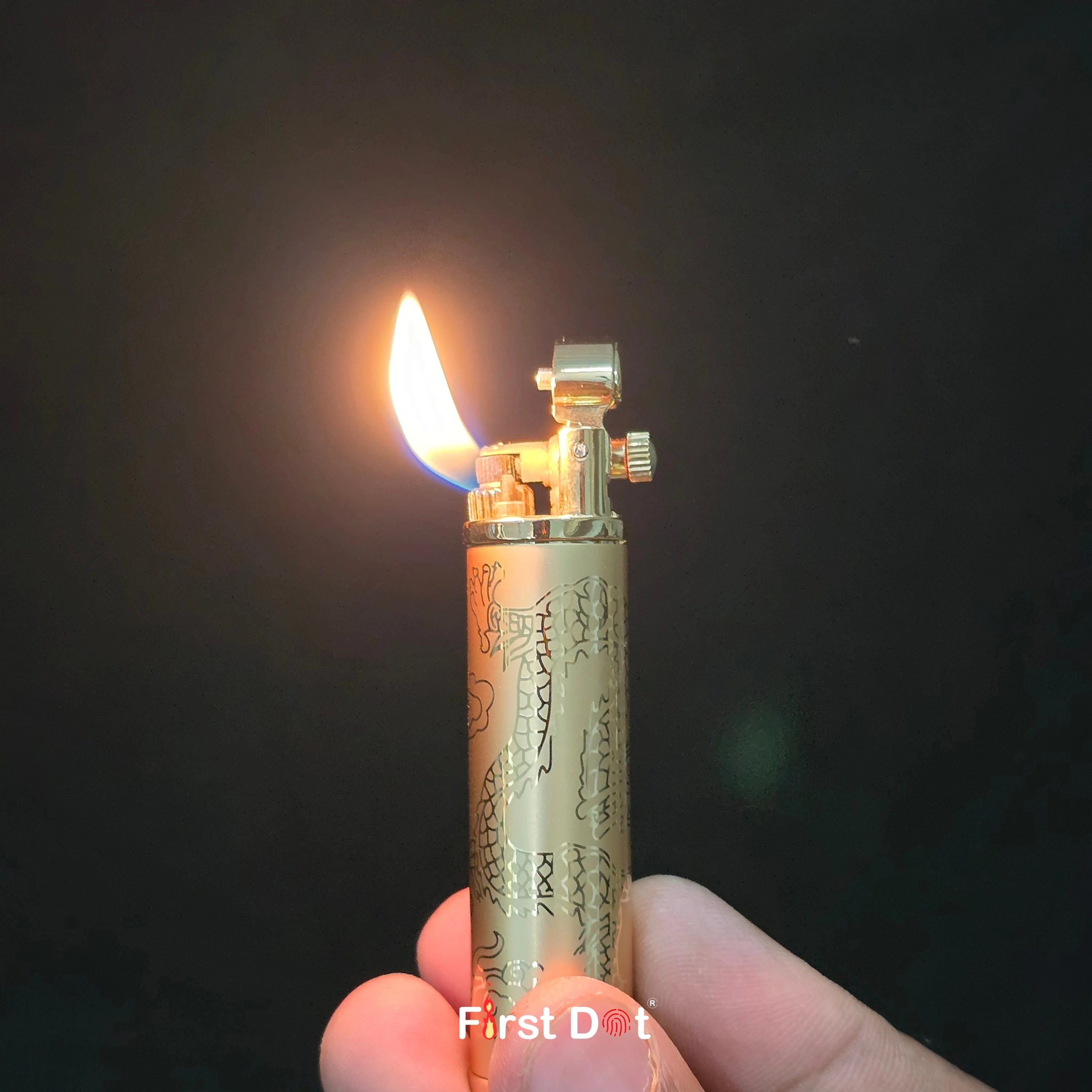 Imperial Dragon Slim Lighter | Unique Dragon Art