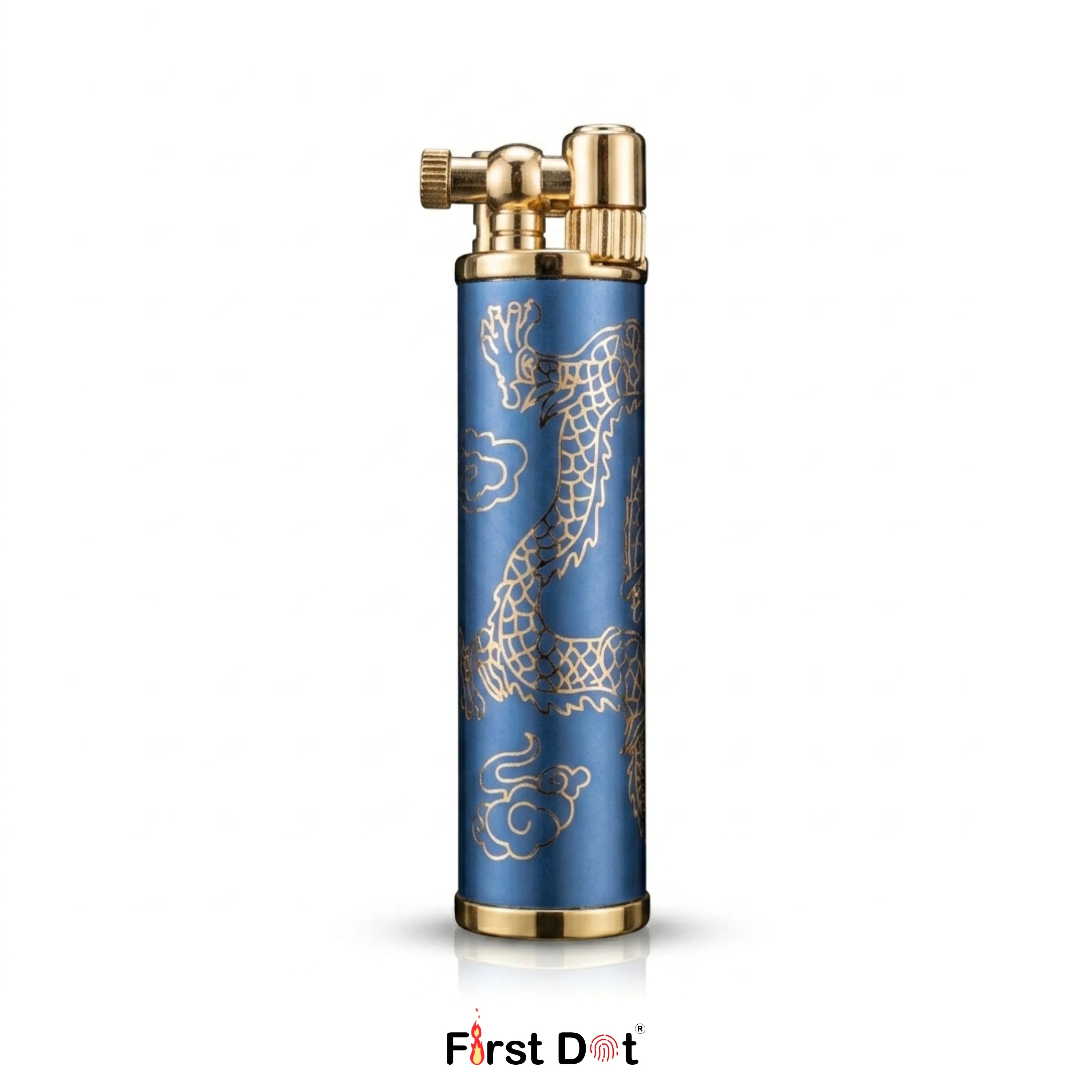 First Dot Imperial Dragon Slim Lighter | Unique Dragon Art