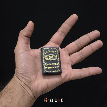 Embossed Black Jet Flame Lighter