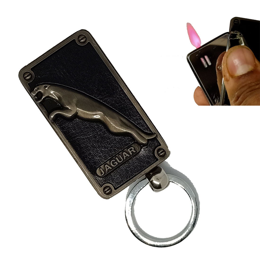 Jaguar Keychain Jet Flame Cigarette Lighter