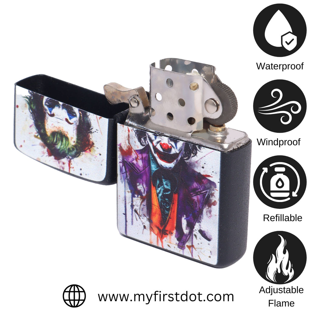 First Dot Joker Edition Windproof Cigarette Lighter
