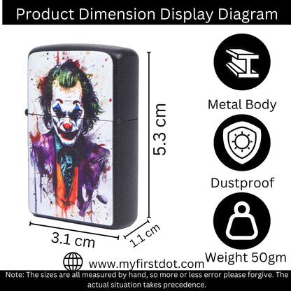 Joker sequel Windproof Cigarette Lighter for Men | Pocket Classic Lighter for Smoking | | First Dot