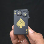First Dot Kinetic Spade Gear Jet Flame Lighter