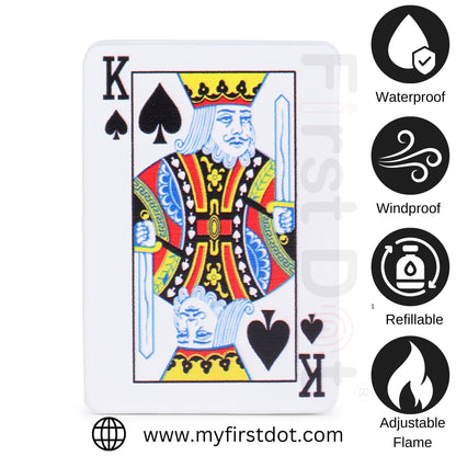 King Premium Refillable Cigarette Lighter – Perfect for Gifting | First Dot