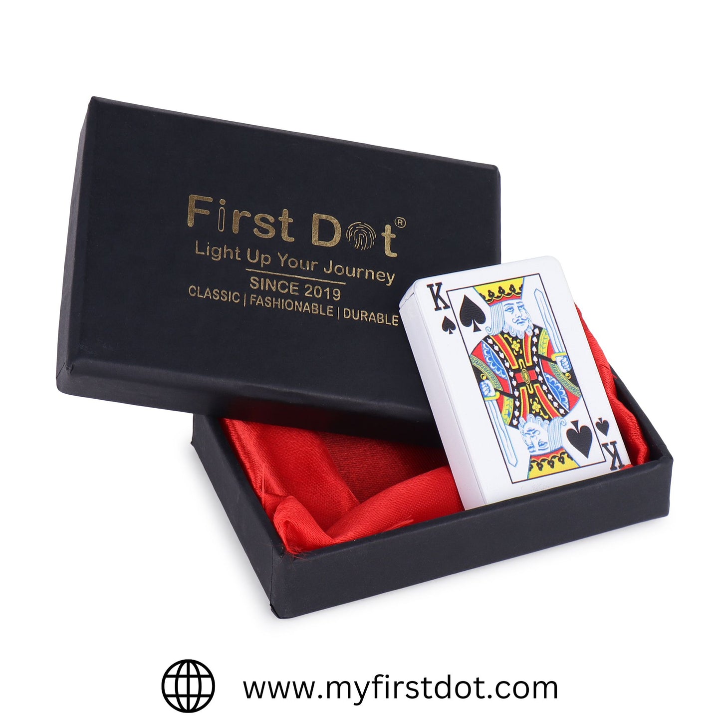 King Premium Refillable Cigarette Lighter – Perfect for Gifting | First Dot