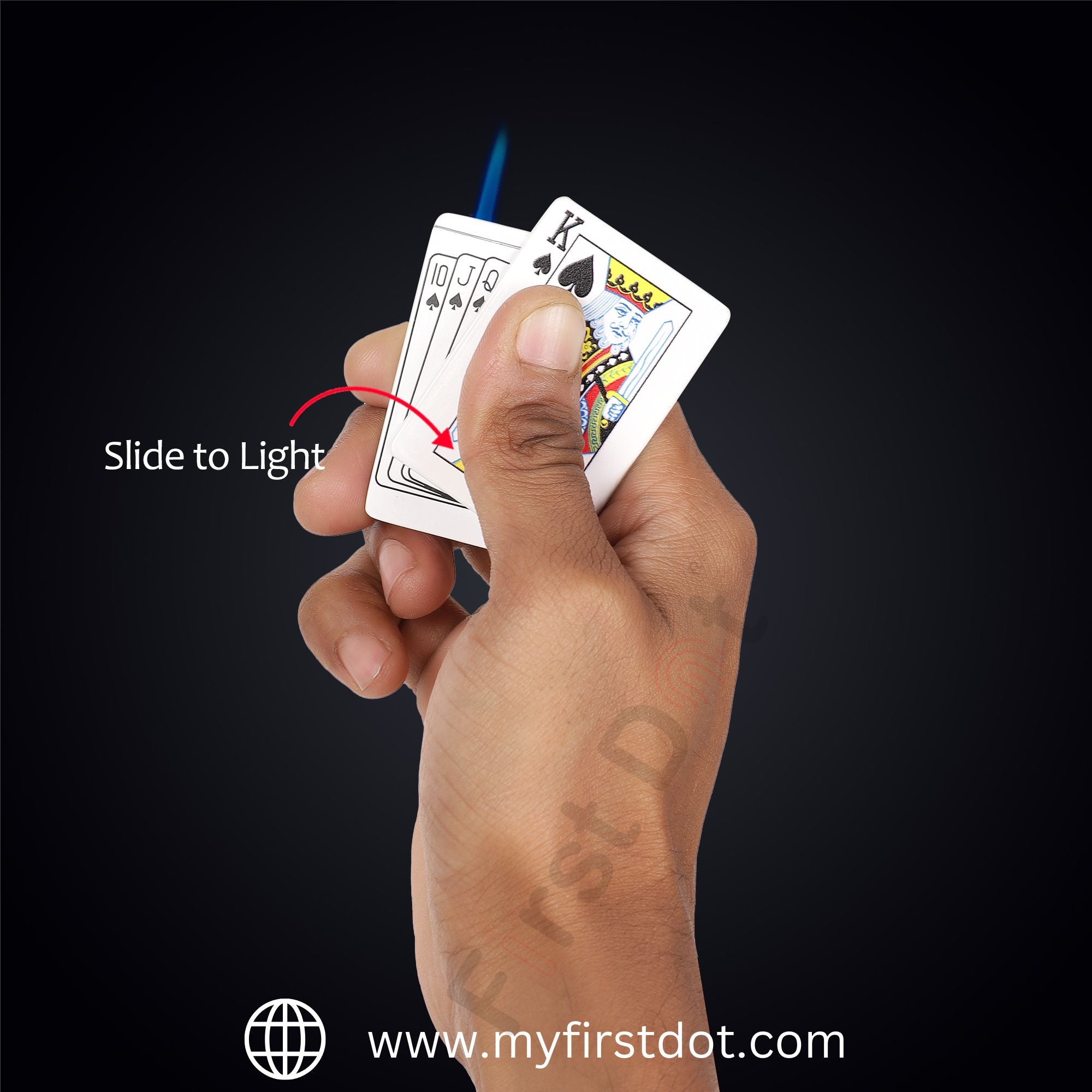 King Premium Refillable Cigarette Lighter – Perfect for Gifting | First Dot