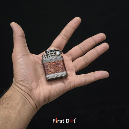 Classic Leather Wrap Metal Lighter