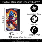First Dot Super Saiyan Blue Goku Windproof Cigarette Lighter