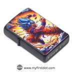 First Dot Super Saiyan Blue Goku Windproof Cigarette Lighter