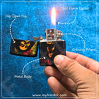 First Dot Legendary Bob Marley Classic Lighter – Windproof Cigarette Lighter