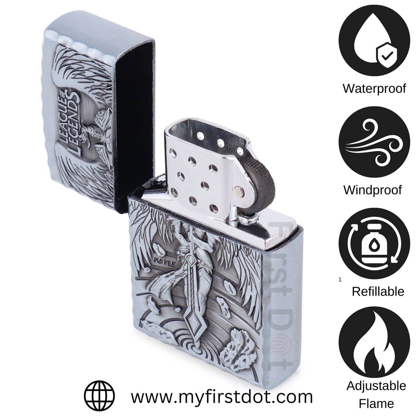 Legends Premium Refillable Cigarette Lighter – Perfect for Gifting | First Dot