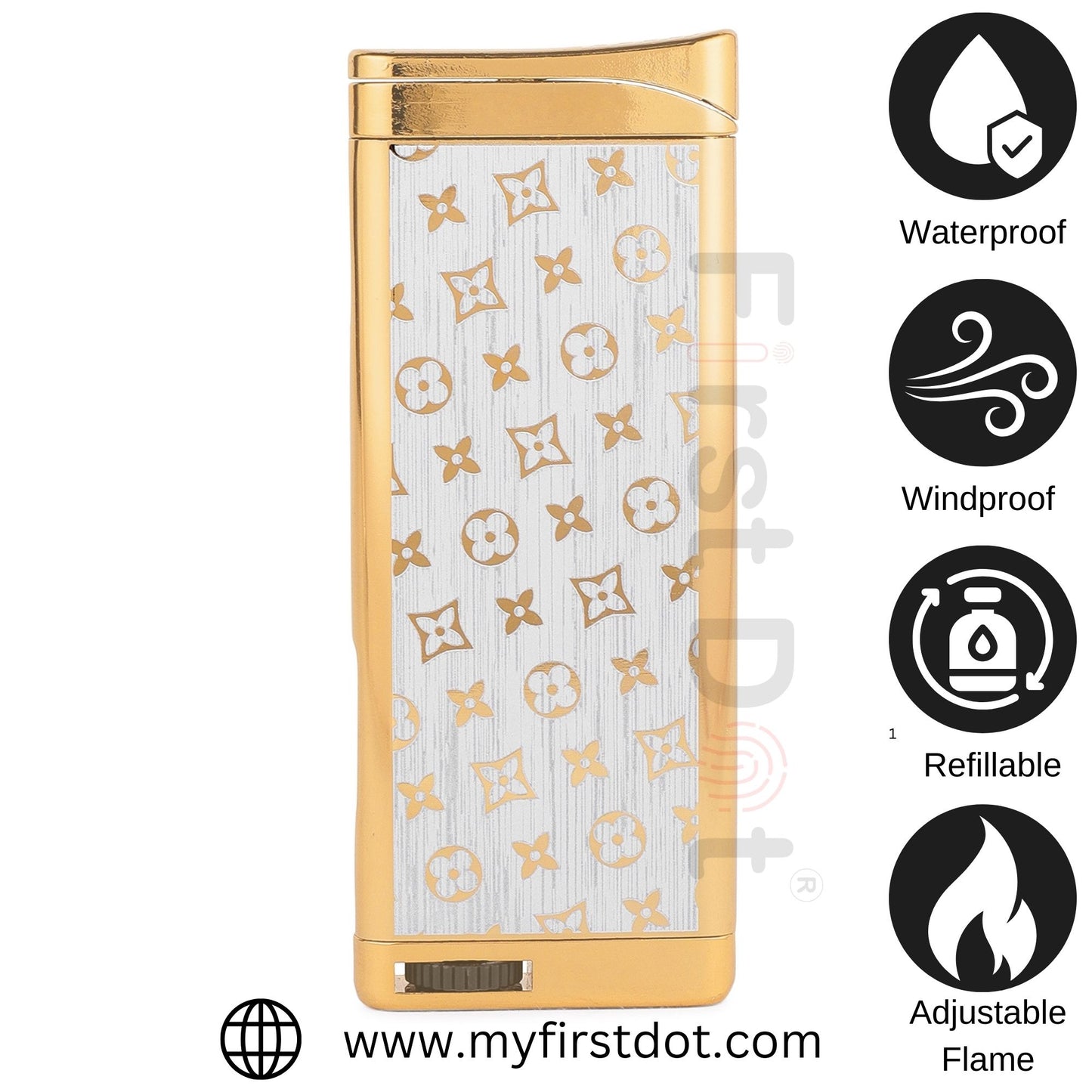 Louis Vuitton Premium Refillable Cigarette Lighter – Perfect for Gifting | First Dot