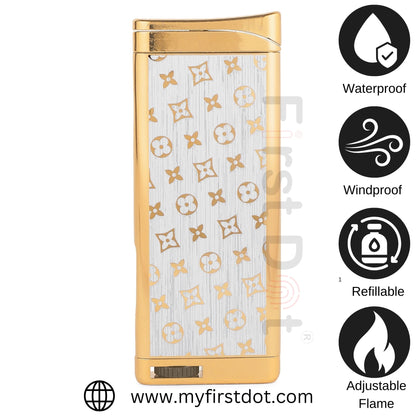 Louis Vuitton Premium Refillable Cigarette Lighter – Perfect for Gifting | First Dot