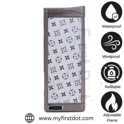 Louis Vuitton Premium Refillable Cigarette Lighter – Perfect for Gifting | First Dot